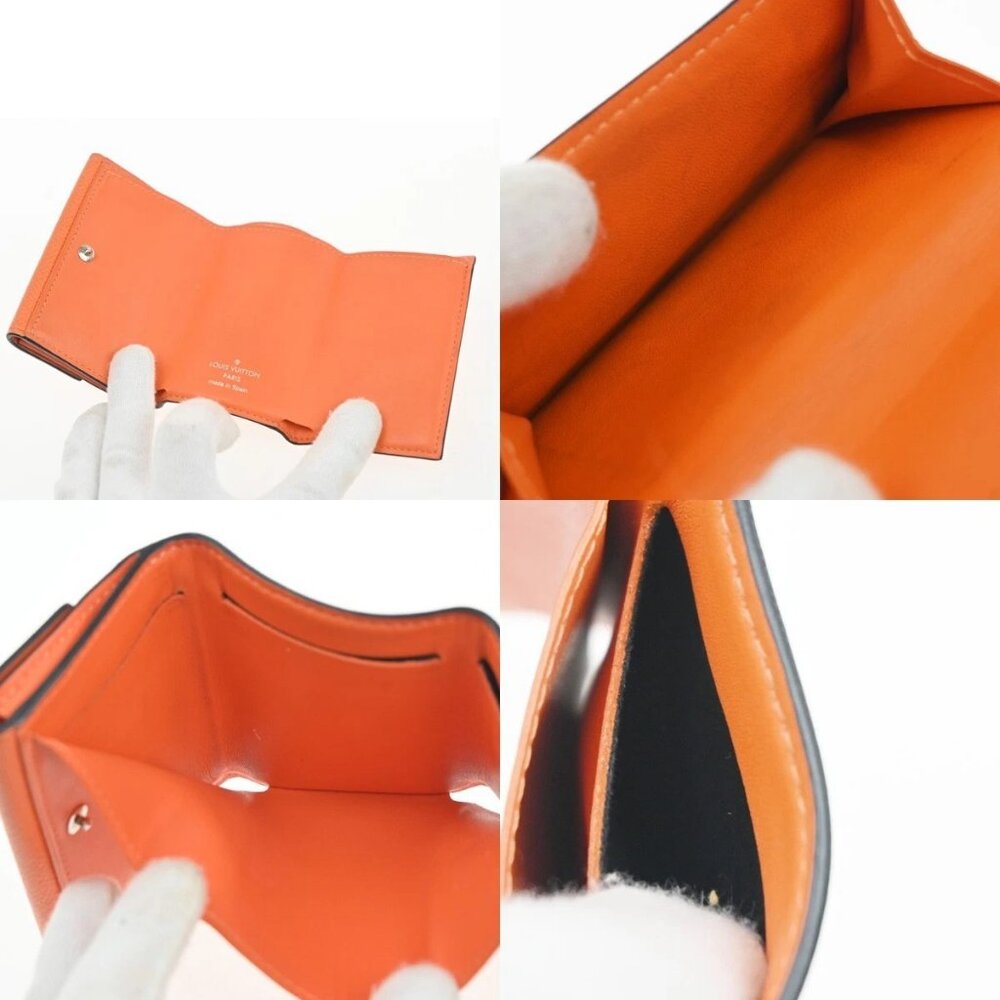 LOUIS VUITTON Wallet Compact Monogram Taiga Rama Leather Orange M69245 31CA642 - Picture 11 of 11